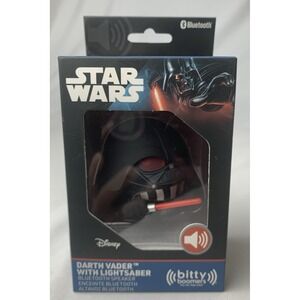 NEW Star Wars‎ Darth Vader w/Lightsaber Bluetooth Wireless Speaker Bitty Boomers